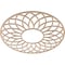 Ekena Millwork Cannes Wood Fretwork Pierced Ceiling Medallion, Alder, 30"OD x 10 1/4"ID x 3/8"T CMWP30X30X0375CNAL - alternate 4